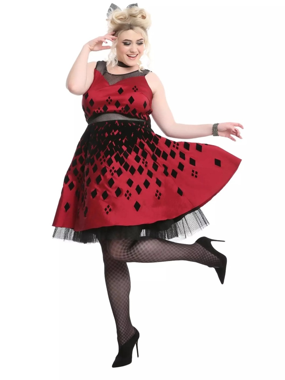 Hot Topic x DC Comics Harley Quinn Formal Dress - Size 2X